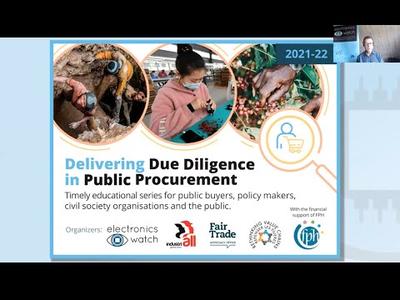 Due Diligence Series Webinar 1: Scope of Due Diligence: Tiers, Risks, and Transparency, November 2021