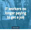 IT workers no longer paying to get a job