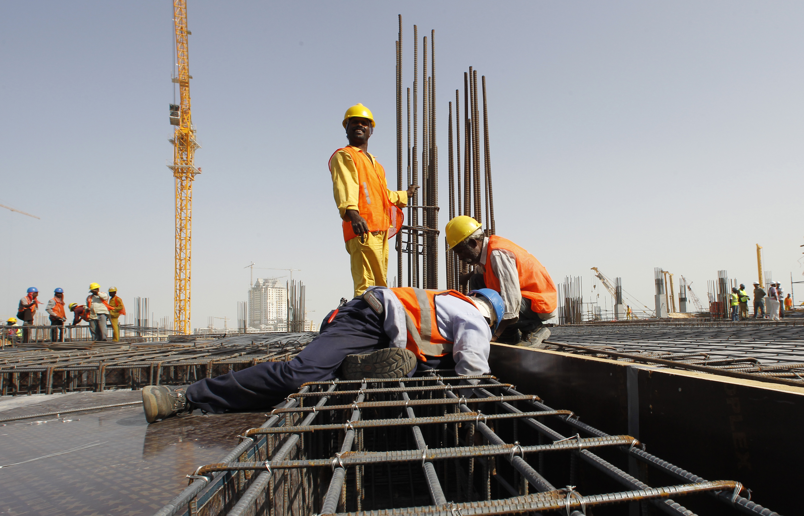 Construction workers in Qatar ©ILO