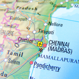 Map of India_Chennai_Samsung union