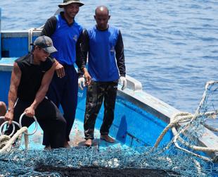 Migrant fishermen in Thailand